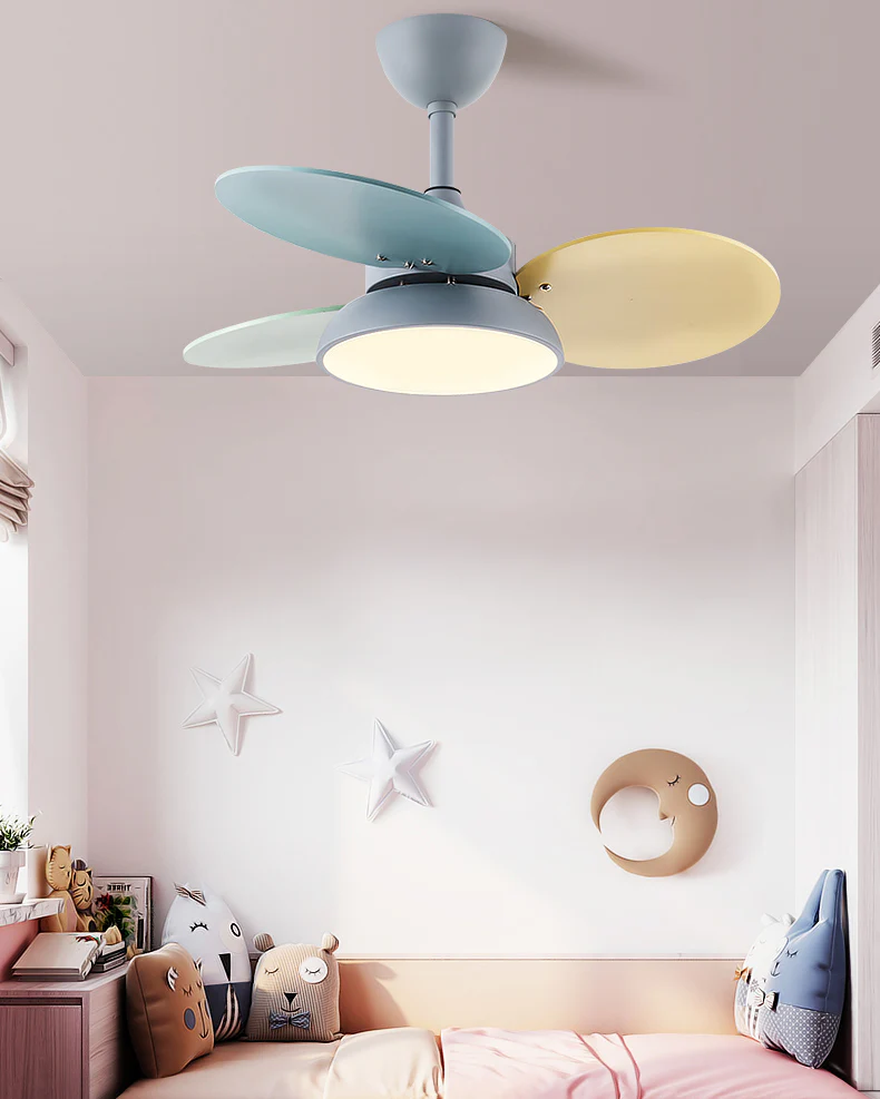 WOMO Modern Children Ceiling Fan Lamp - WM5207 - Image 14
