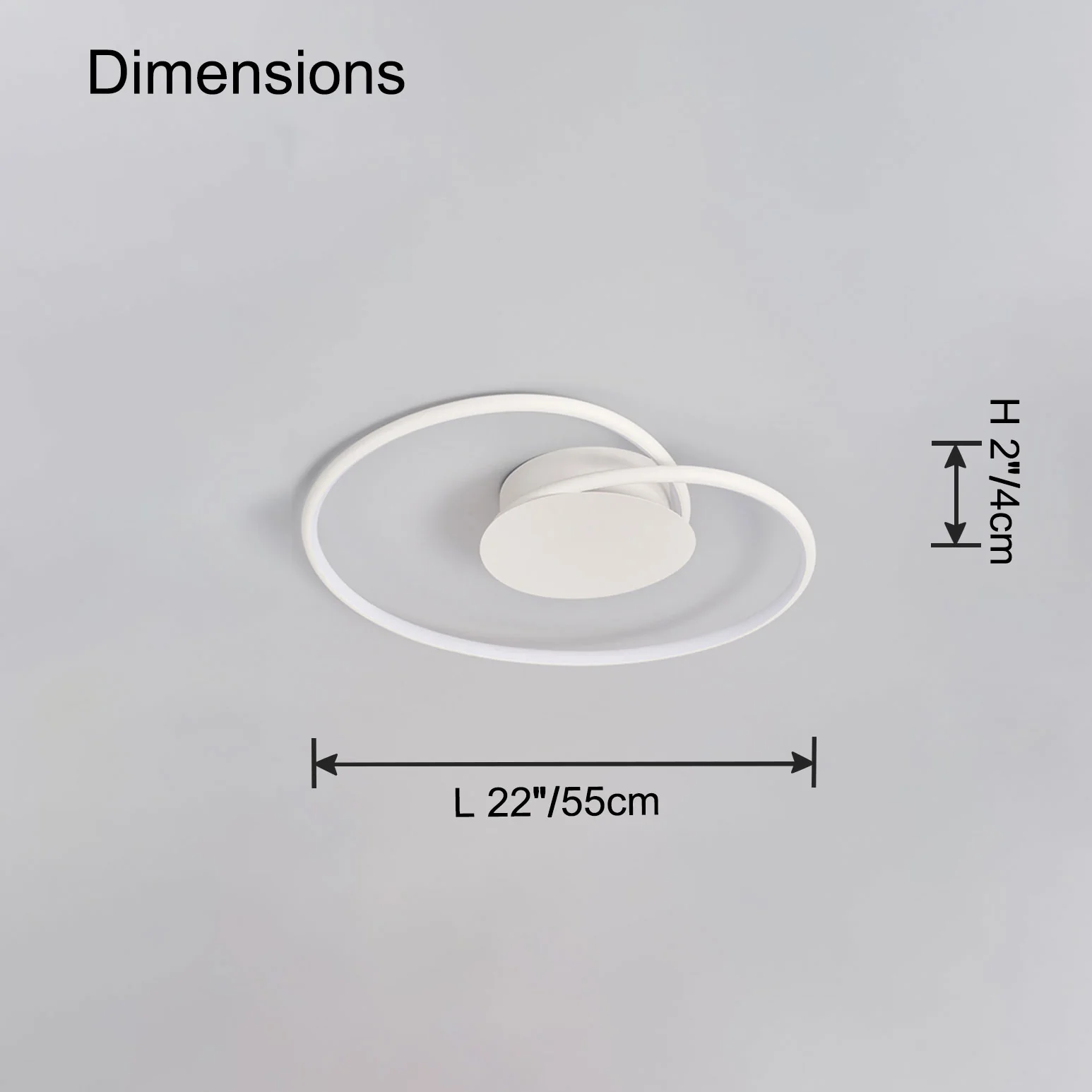 WOMO Heart LED Flush Mount Ceiling Light-WM1129 - Image 29