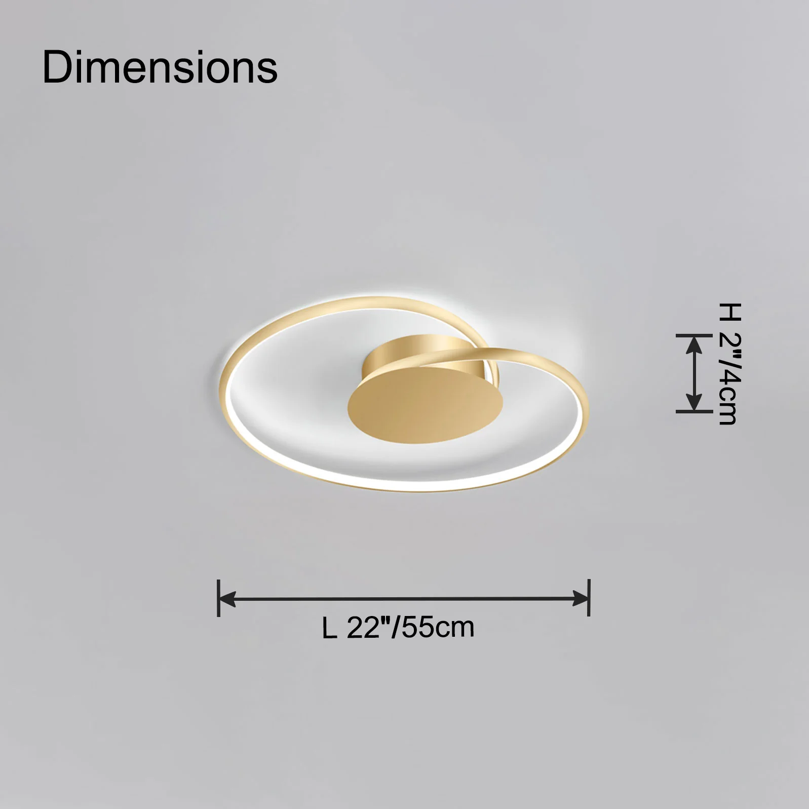 WOMO Heart LED Flush Mount Ceiling Light-WM1129 - Image 37