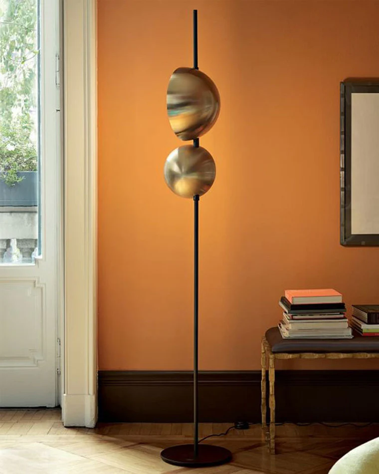 WOMO 2-bulb Semi-Globe Floor Lamp-WM7026 - Image 10