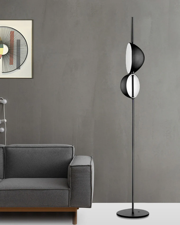WOMO 2-bulb Semi-Globe Floor Lamp-WM7026 - Image 16