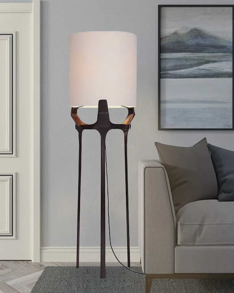 WOMO 3-Legged Lantern Floor Lamps-WM7041 - Image 14