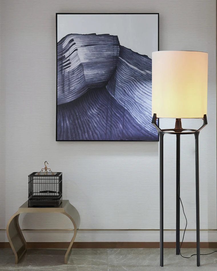 WOMO 3-Legged Lantern Floor Lamps-WM7041 - Image 2