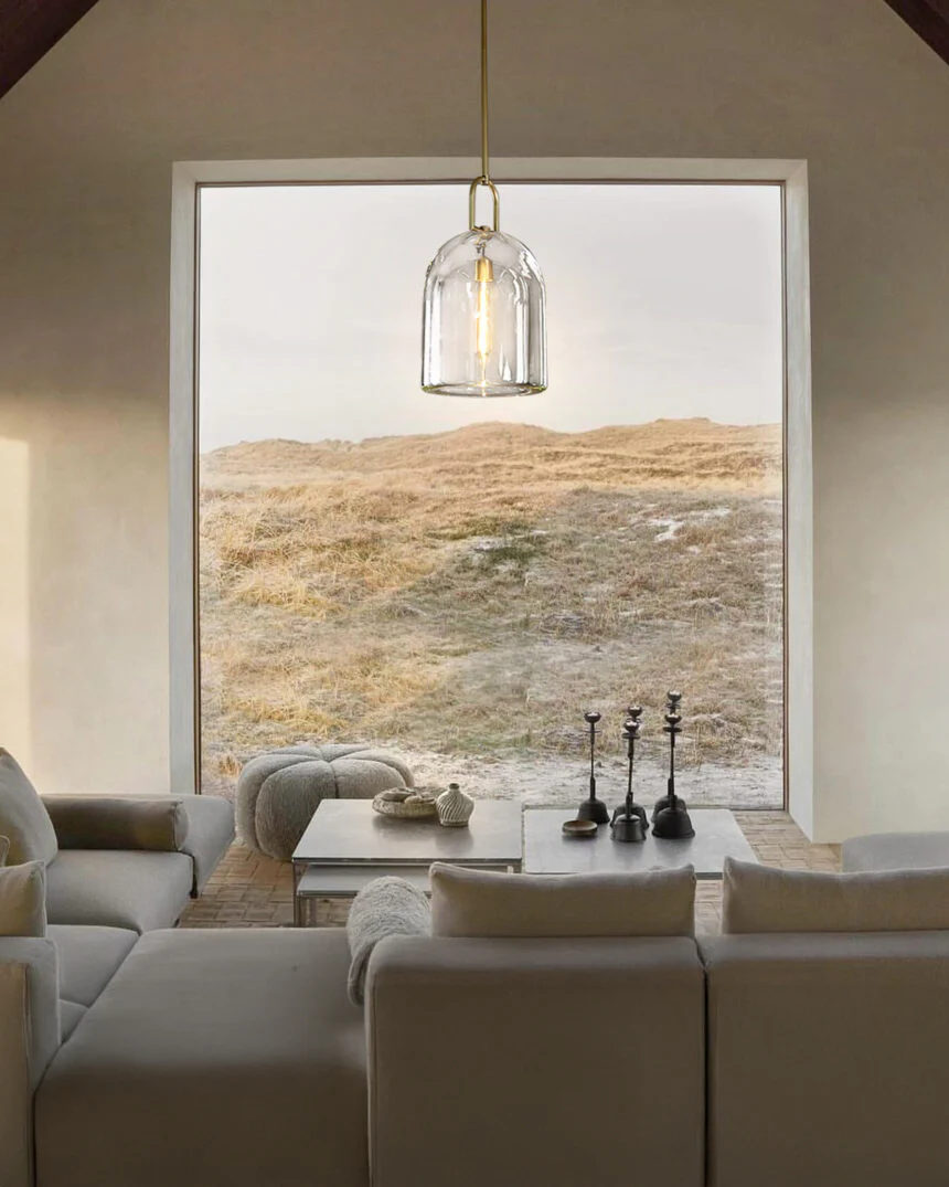 WOMO Modern Glass Pendant Light-WM2898 - Image 3