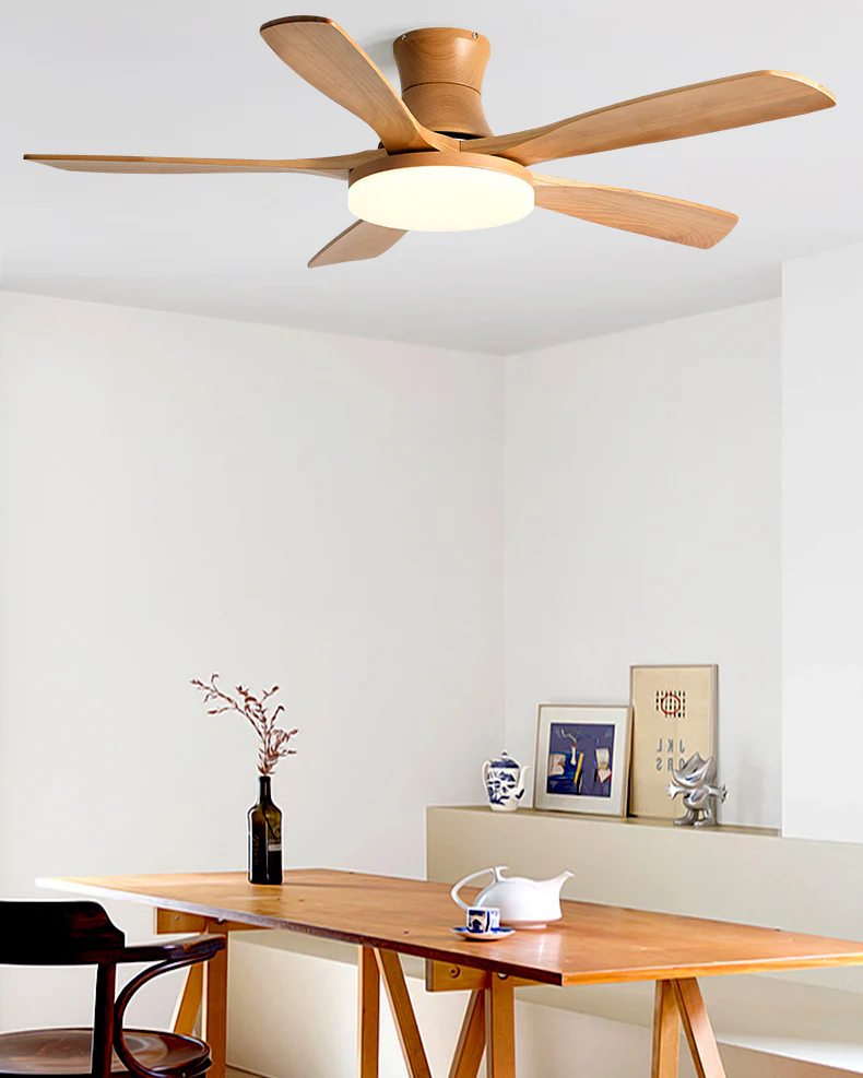WOMO Modern Low Profile Ceiling Fan Lamp - WM5198 - Image 16