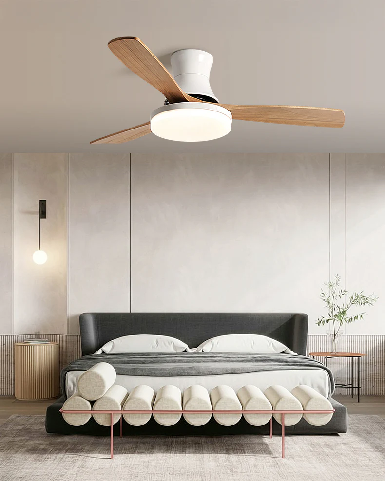 WOMO Modern Low Profile Ceiling Fan Lamp - WM5198 - Image 17