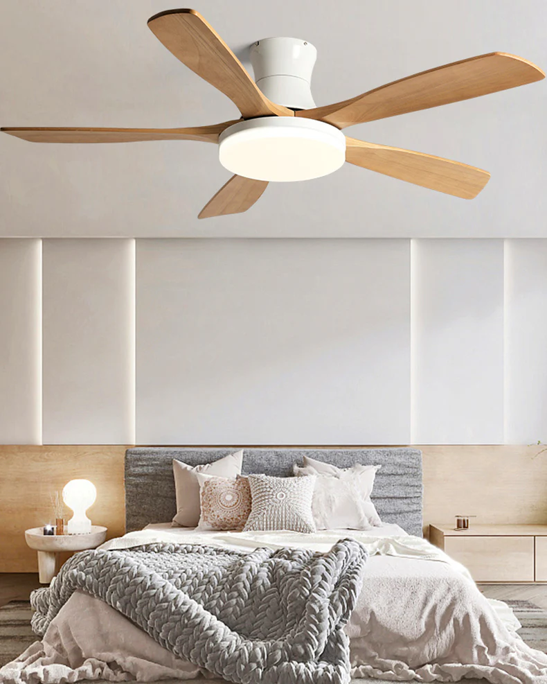 WOMO Modern Low Profile Ceiling Fan Lamp - WM5198 - Image 18