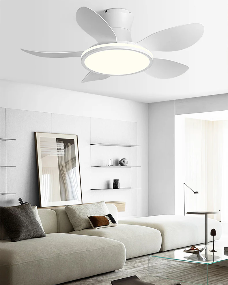 WOMO Modern Low Profile Ceiling Fan Lamp - WM5239 - Image 15