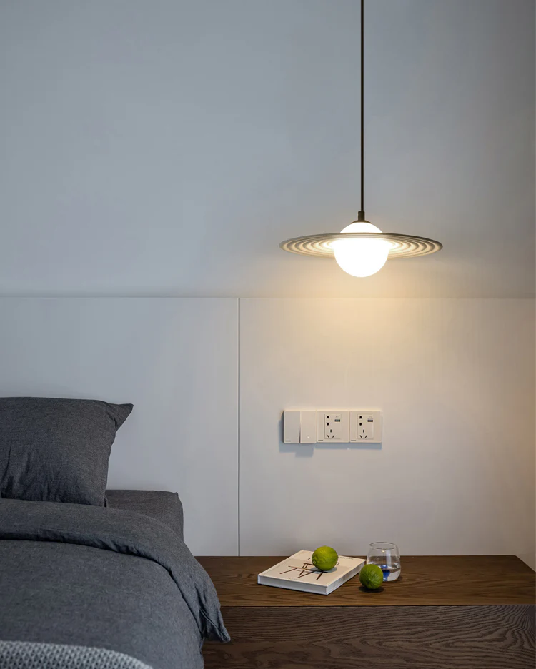 WOMO Globe Disc Pendant Light-WM2612 - Image 2
