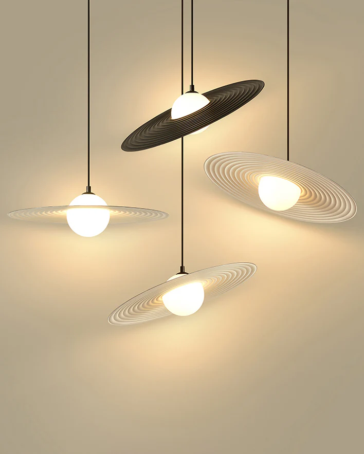 WOMO Globe Disc Pendant Light-WM2612 - Image 7