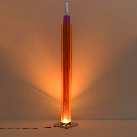 WOMO Red Column Floor Lamp-WM7138 - Image 12