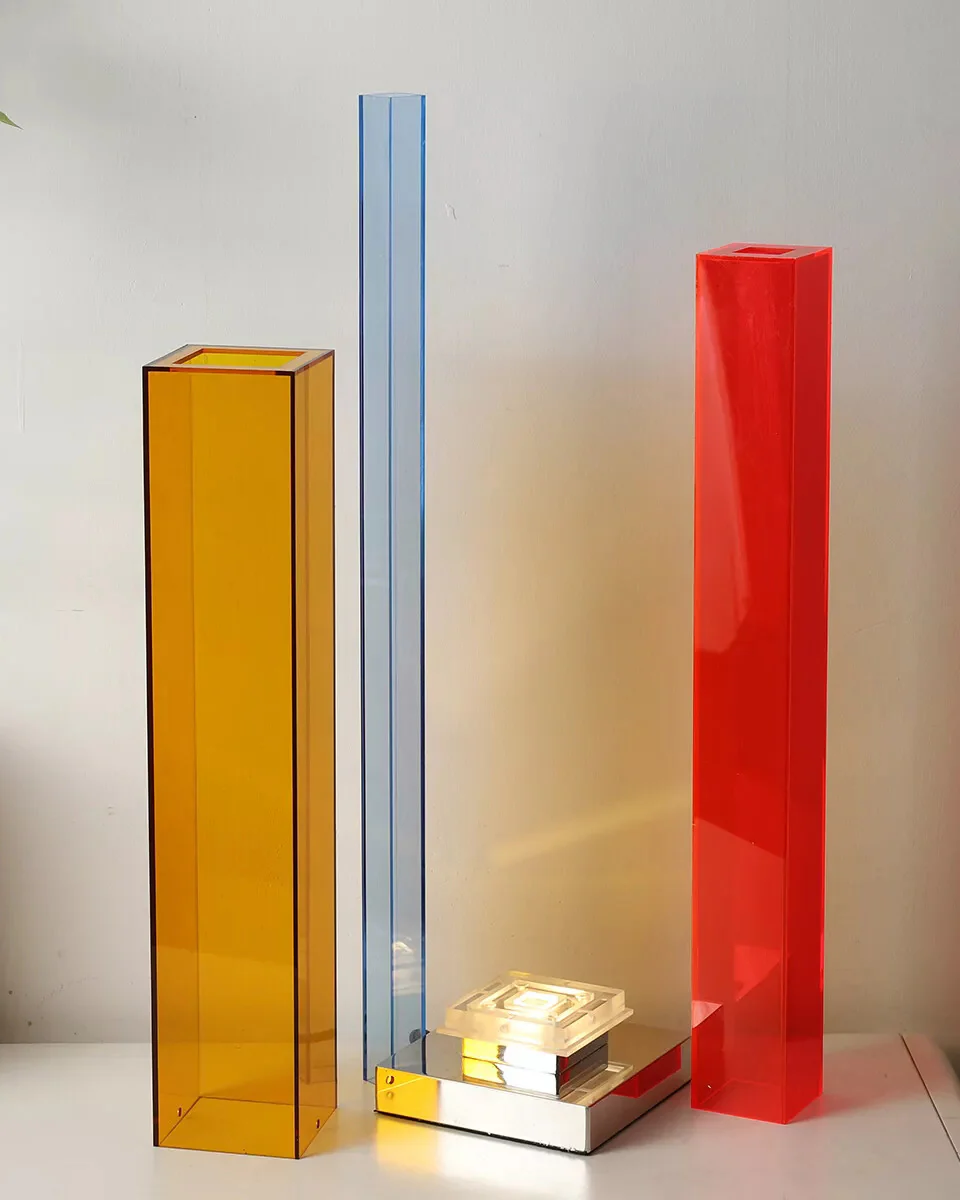 WOMO Red Column Floor Lamp-WM7138 - Image 8
