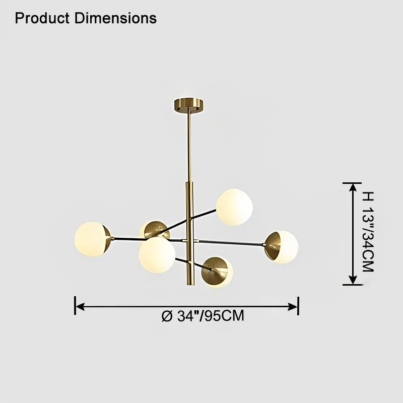 WOMO Molecular Glass Chandelier-WM2495 - Image 14