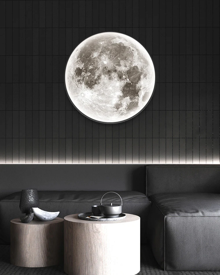 WOMO Moon/Earth Round Wall Sconce-WM6102 - Image 14