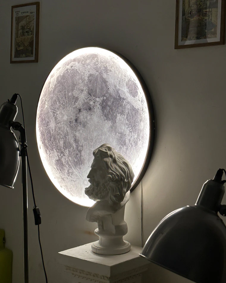 WOMO Moon/Earth Round Wall Sconce-WM6102 - Image 15