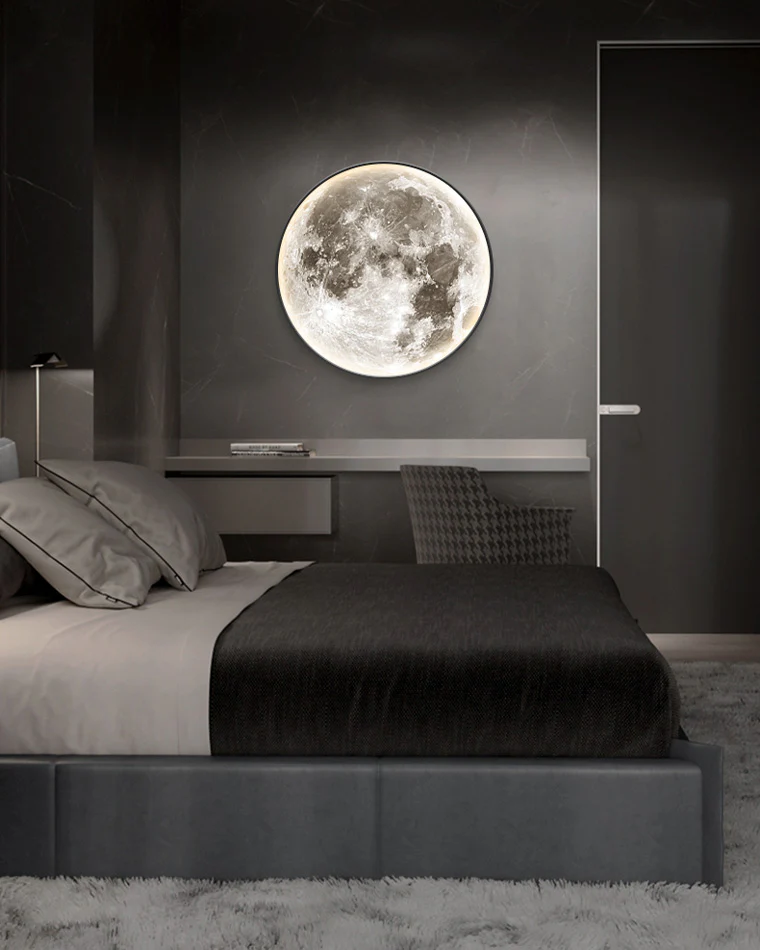 WOMO Moon/Earth Round Wall Sconce-WM6102 - Image 16