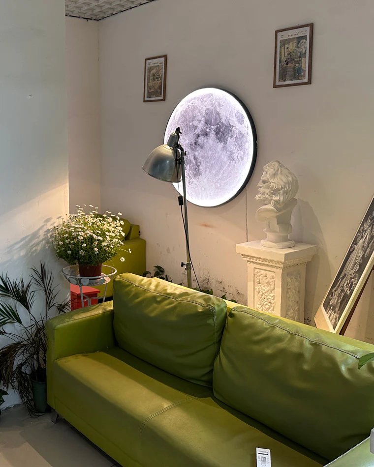 WOMO Moon/Earth Round Wall Sconce-WM6102 - Image 19