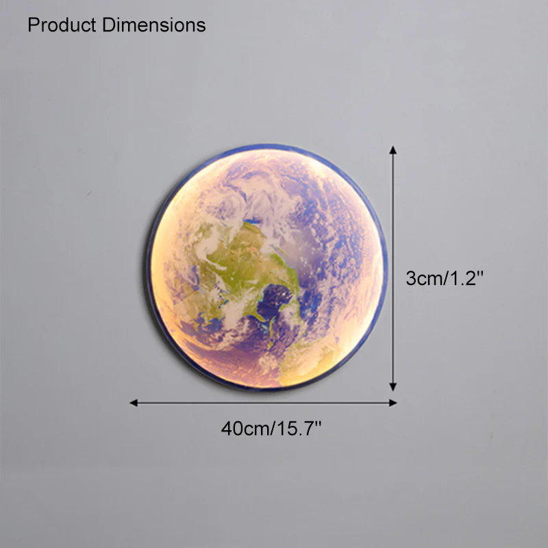 WOMO Moon/Earth Round Wall Sconce-WM6102 - Image 23