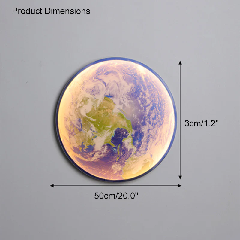 WOMO Moon/Earth Round Wall Sconce-WM6102 - Image 25