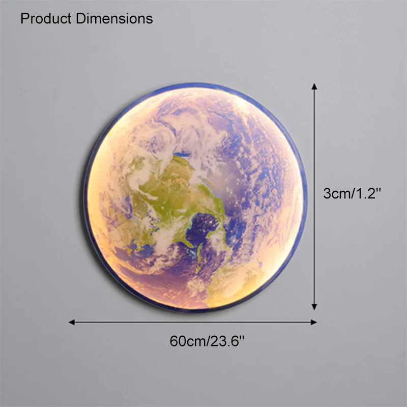 WOMO Moon/Earth Round Wall Sconce-WM6102 - Image 27