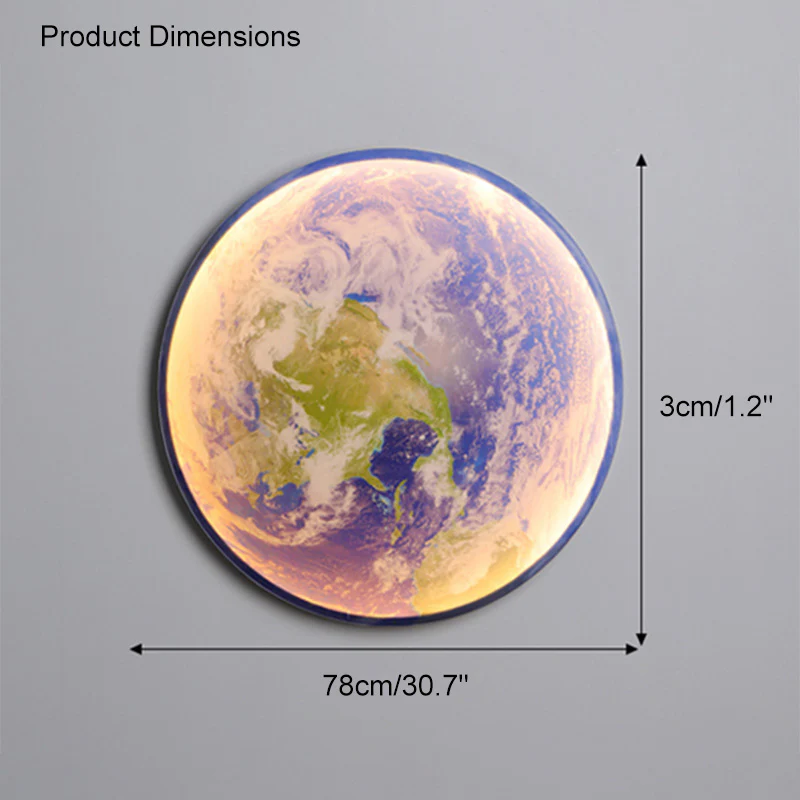 WOMO Moon/Earth Round Wall Sconce-WM6102 - Image 29