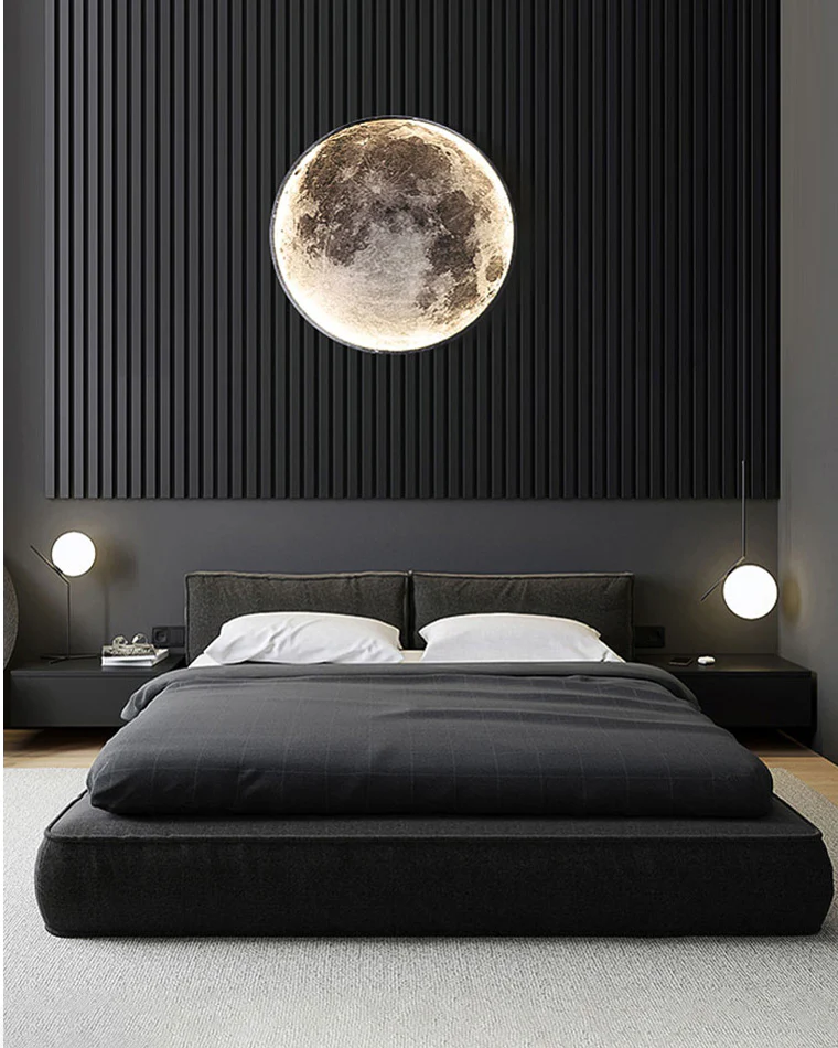 WOMO Moon/Earth Round Wall Sconce-WM6102 - Image 7