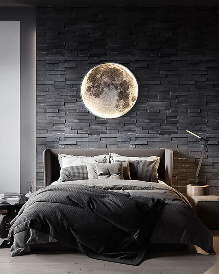 WOMO Moon/Earth Round Wall Sconce-WM6102 - Image 8