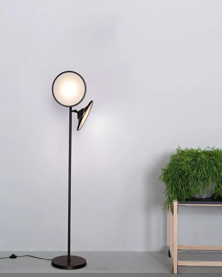 WOMO 2-bulb Moons Reading Floor Lamp-WM7076 - Image 10