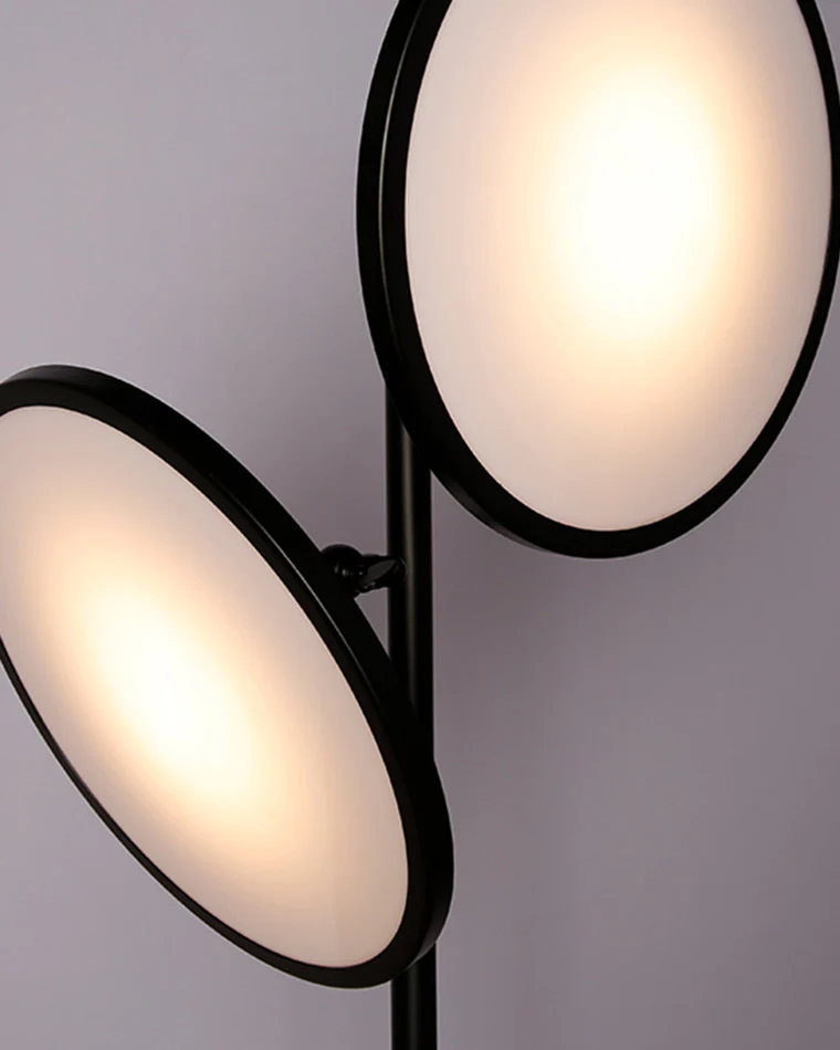 WOMO 2-bulb Moons Reading Floor Lamp-WM7076 - Image 14
