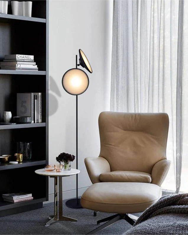 WOMO 2-bulb Moons Reading Floor Lamp-WM7076 - Image 4