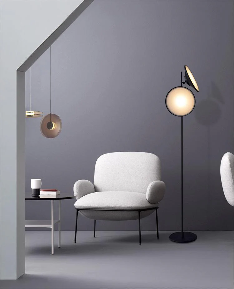 WOMO 2-bulb Moons Reading Floor Lamp-WM7076 - Image 6