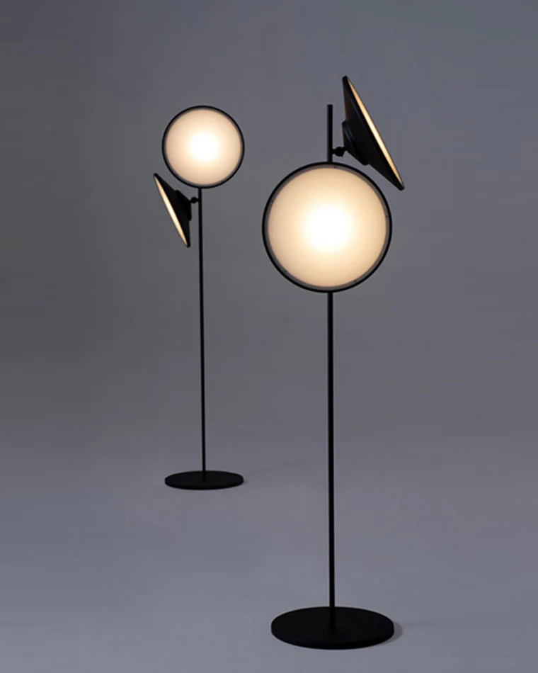WOMO 2-bulb Moons Reading Floor Lamp-WM7076 - Image 9