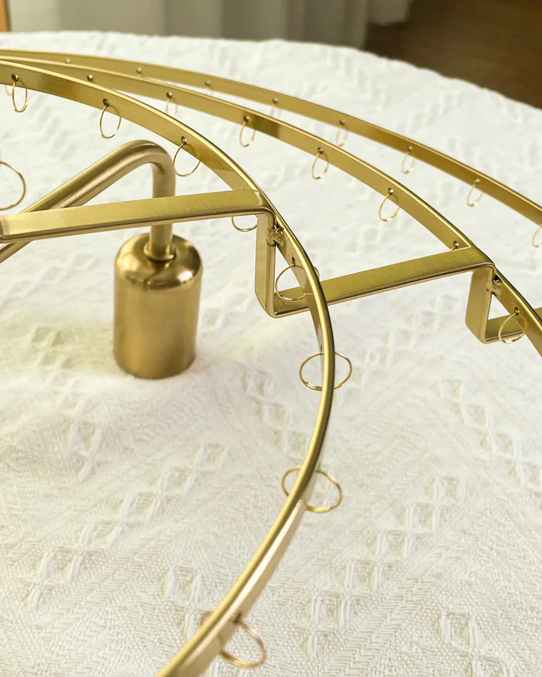 WOMO Tiered Capiz Round Chandelier-WM2346 - Image 29