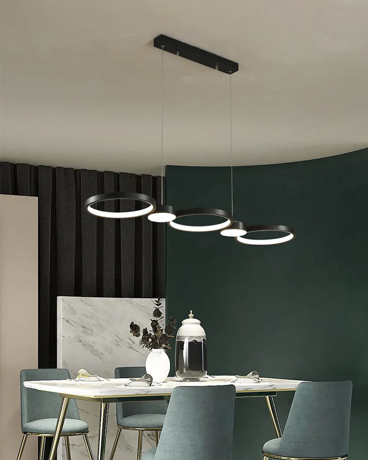 WOMO Multi Circle Linear Pendant Light-WM2765 - Image 2