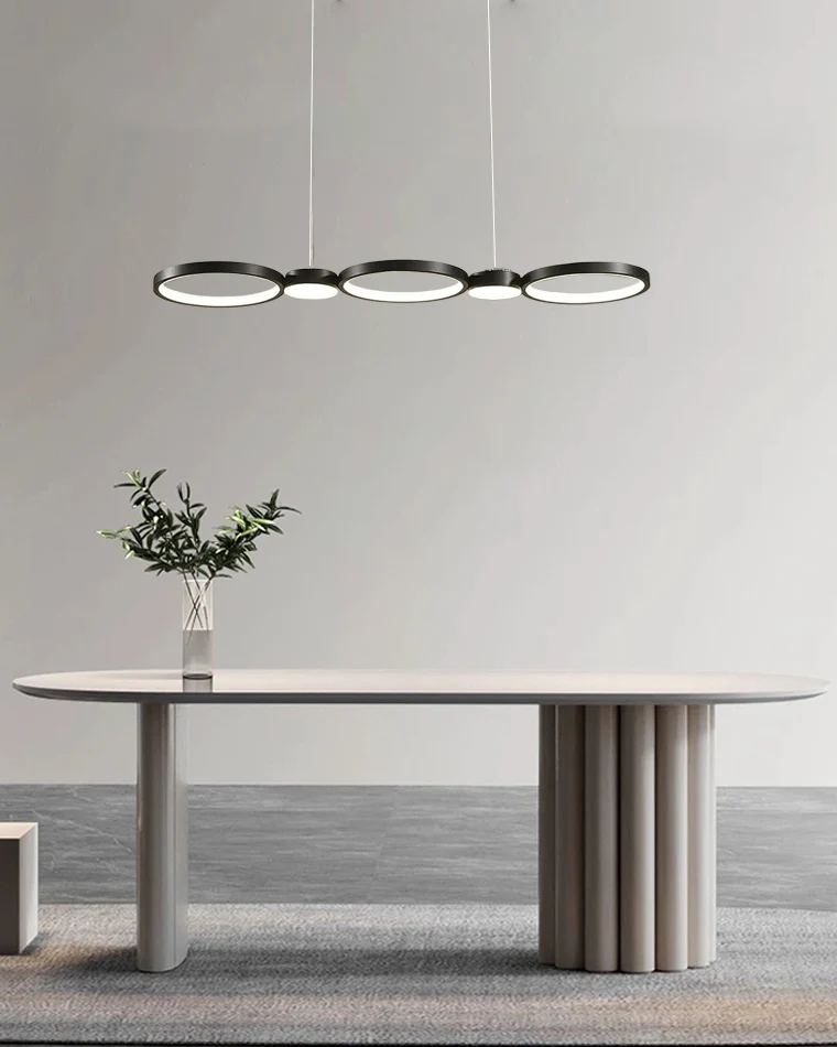WOMO Multi Circle Linear Pendant Light-WM2765 - Image 7