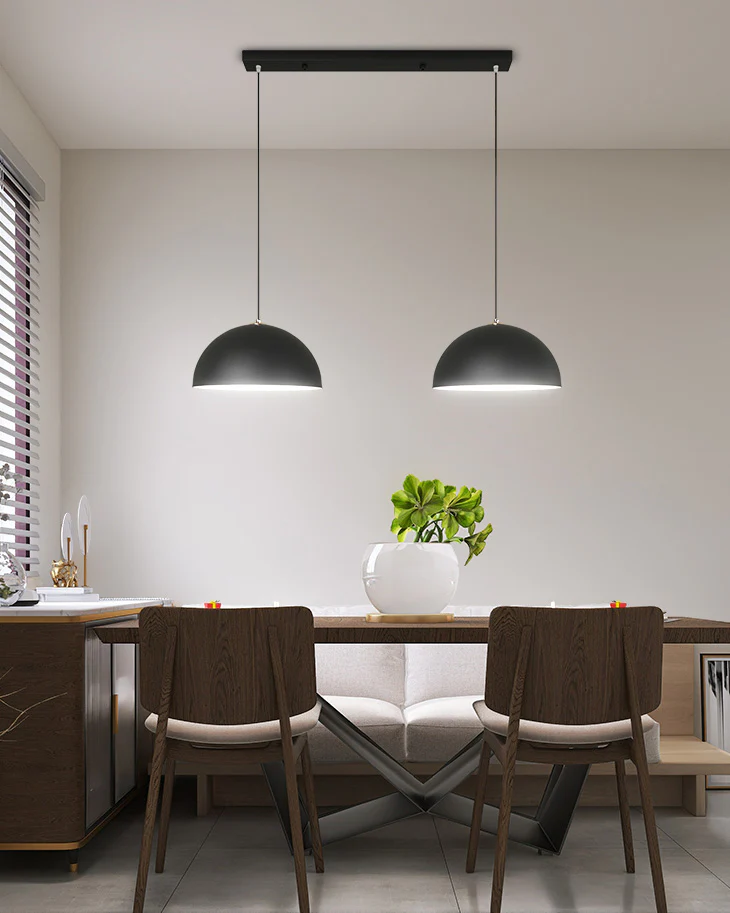 WOMO Dual/triple Dome Pendant Light-WM2622 - Image 3