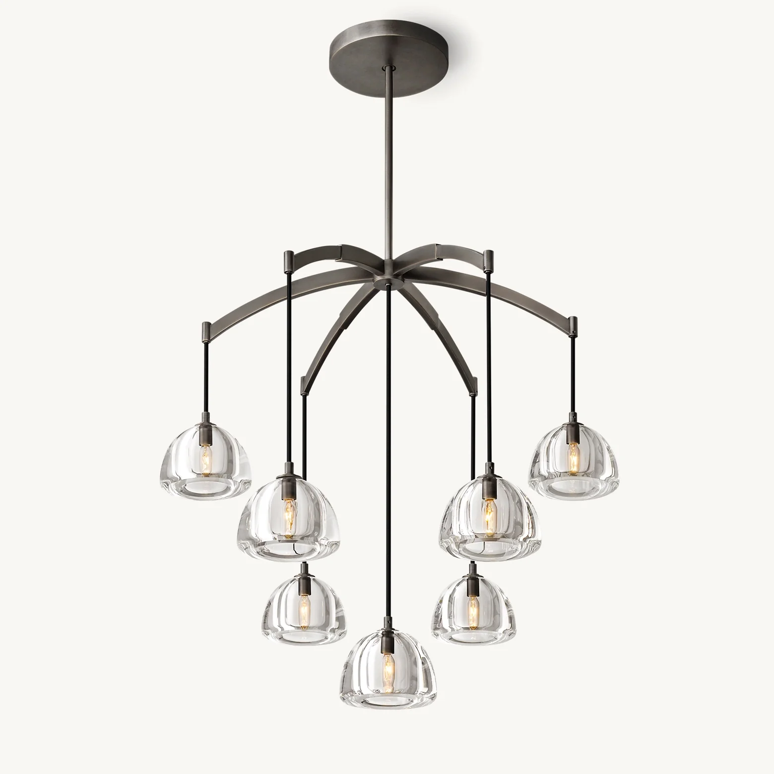 WOMO Multi Light Crystal Pendant Chandelier-WM2828 - Image 15