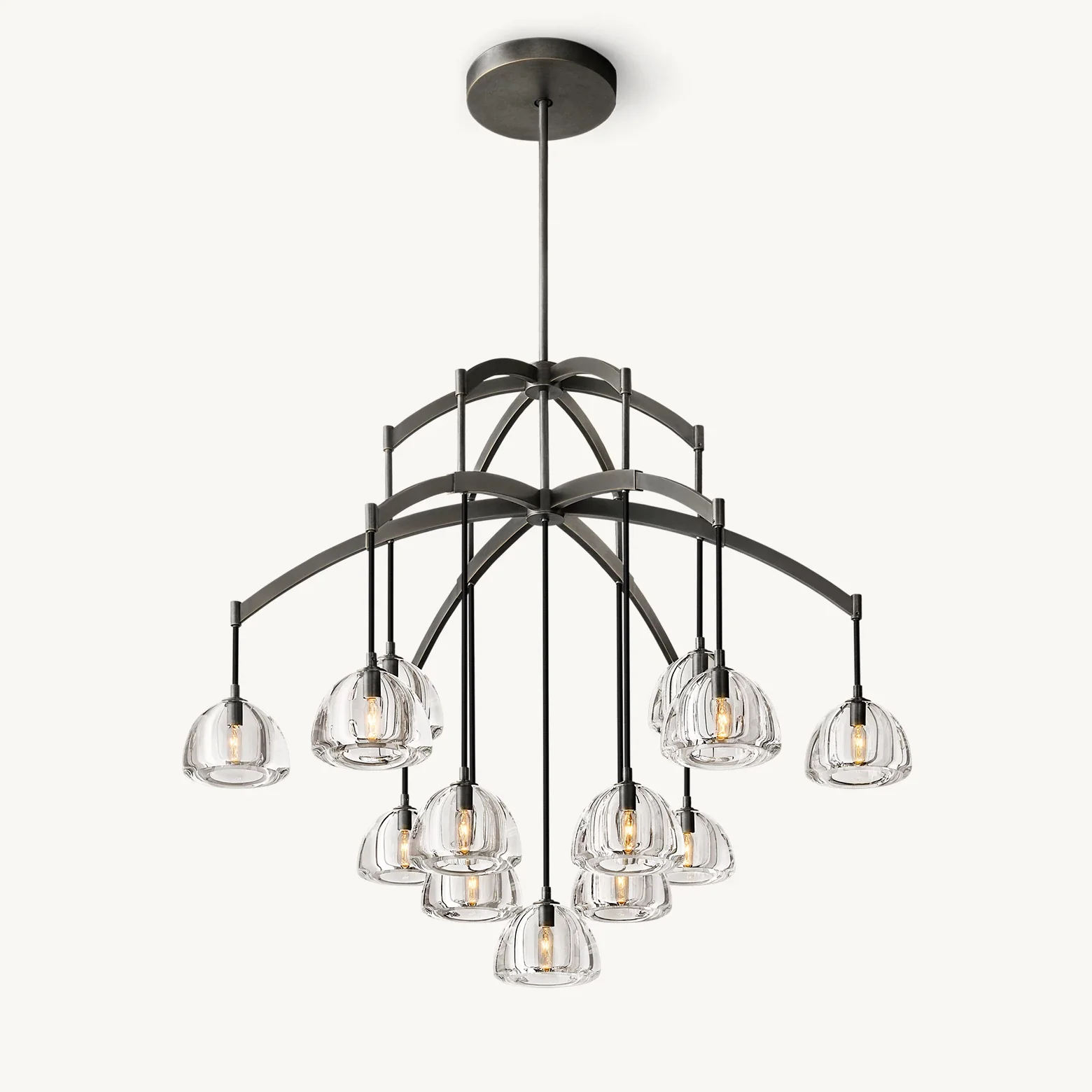 WOMO Multi Light Crystal Pendant Chandelier-WM2828 - Image 17