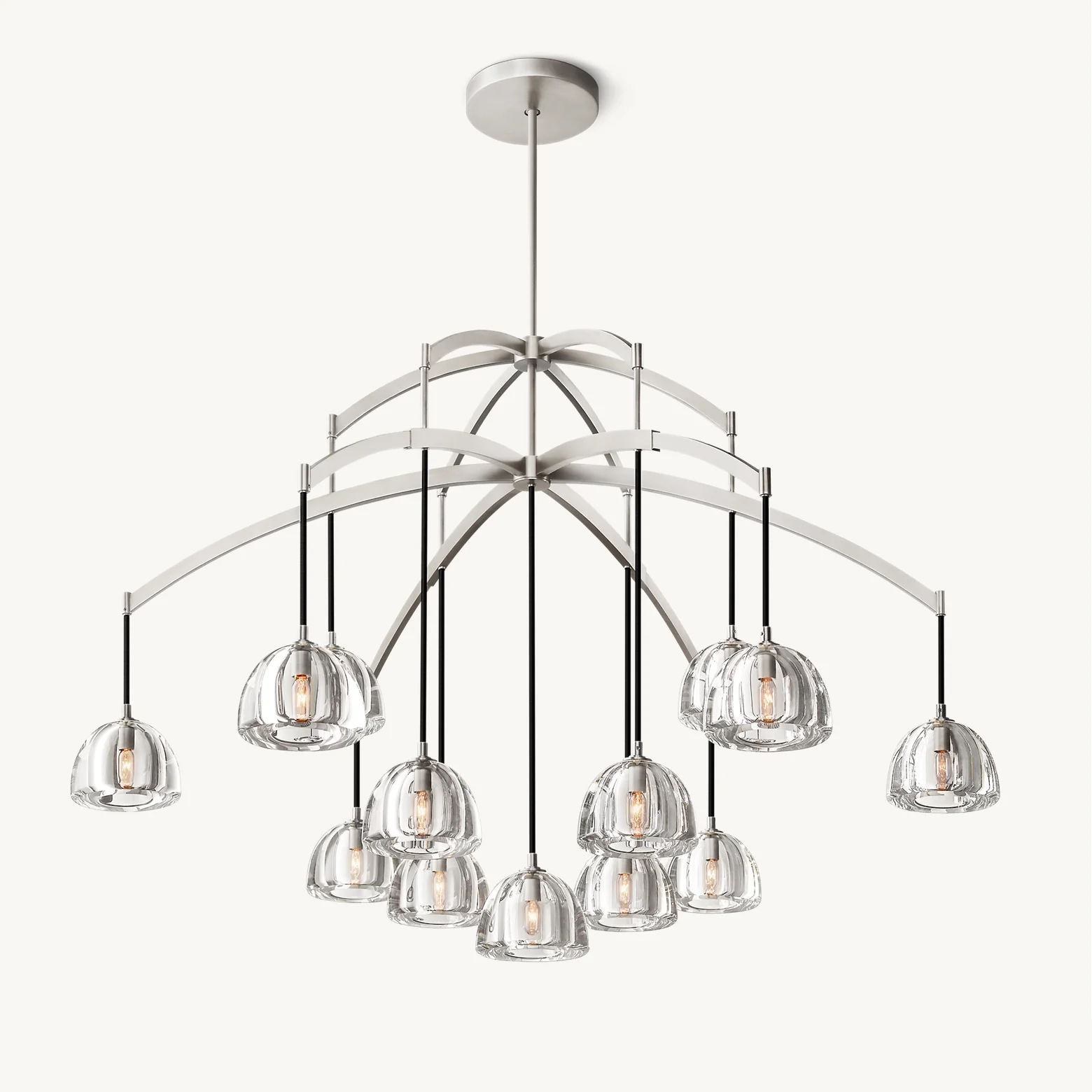 WOMO Multi Light Crystal Pendant Chandelier-WM2828 - Image 31