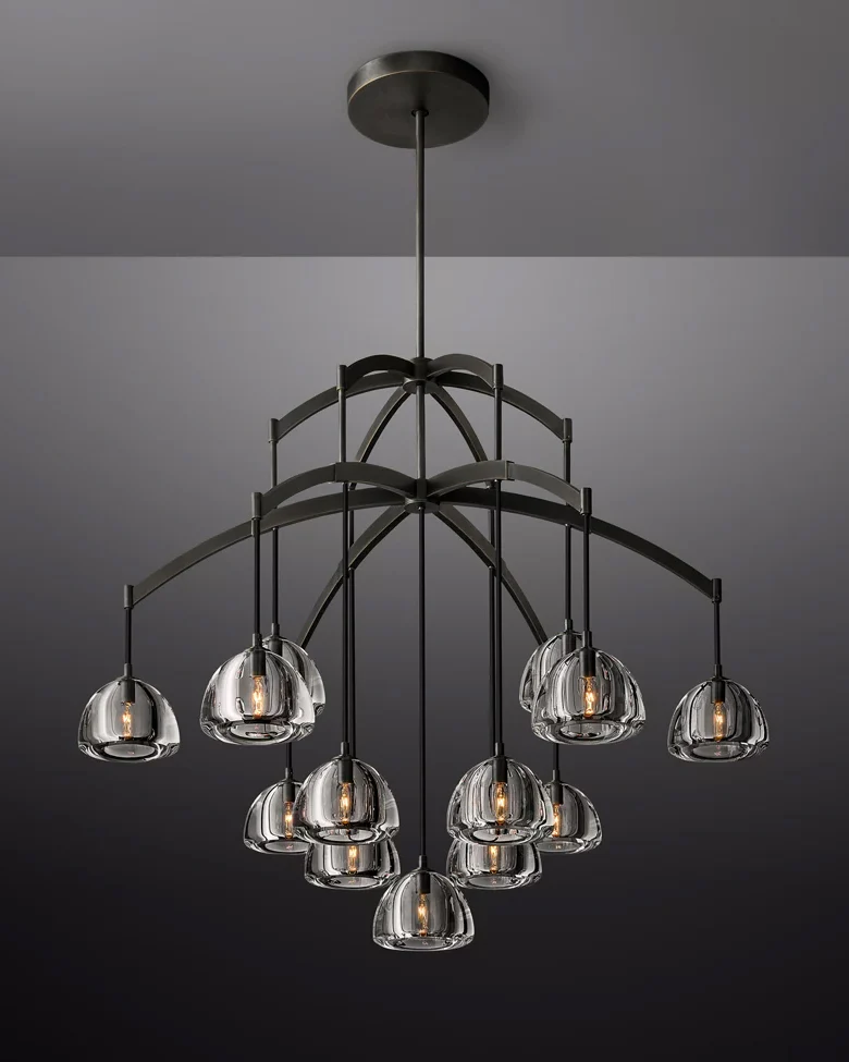 WOMO Multi Light Crystal Pendant Chandelier-WM2828 - Image 9