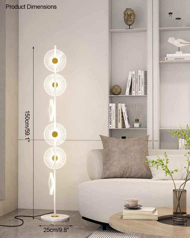WOMO Multi-light Dimmable Floor Lamp with Remote-WM7075 - Image 20