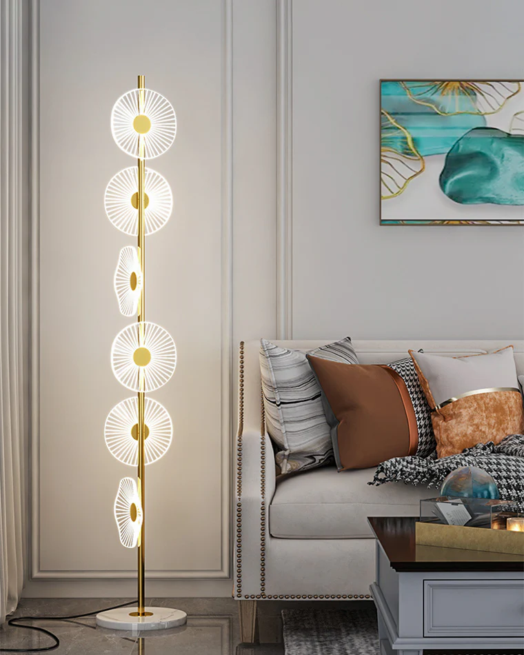 WOMO Multi-light Dimmable Floor Lamp with Remote-WM7075 - Image 5
