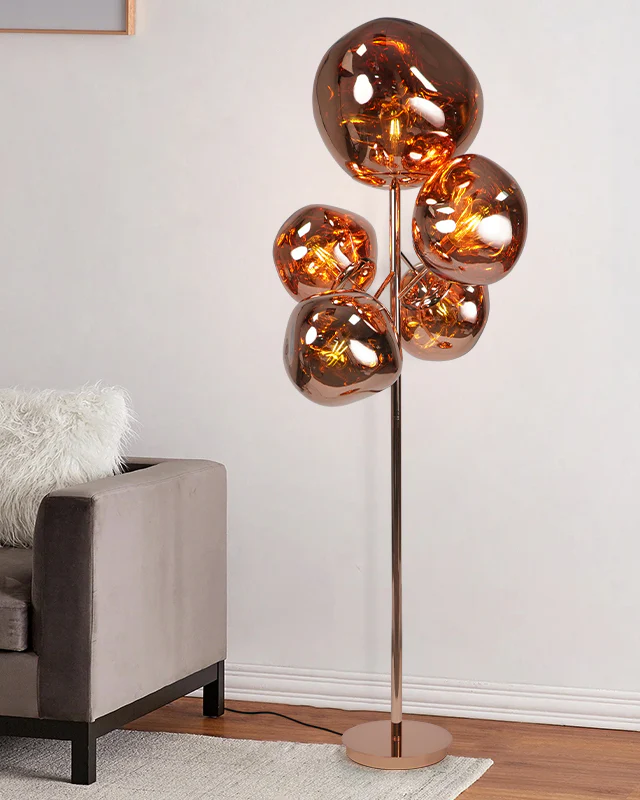 WOMO Multi Light Melt Lava Floor Lamp-WM7115 - Image 4