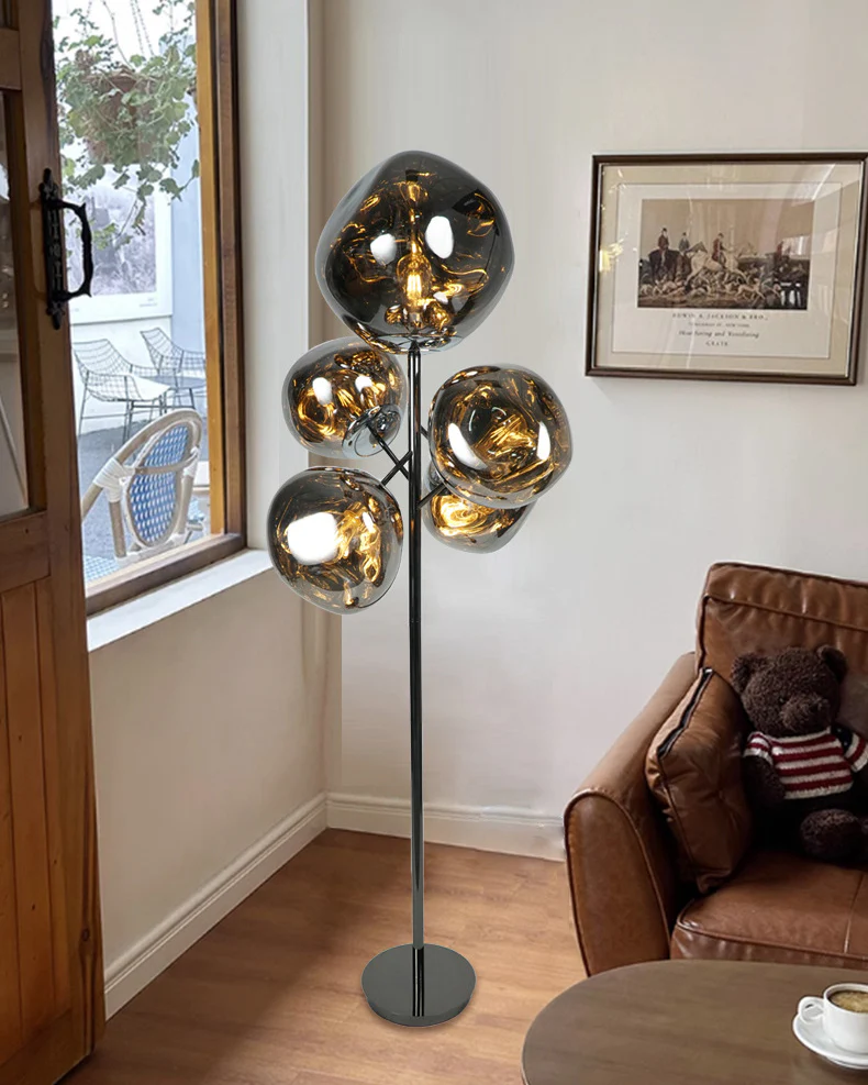 WOMO Multi Light Melt Lava Floor Lamp-WM7115 - Image 5