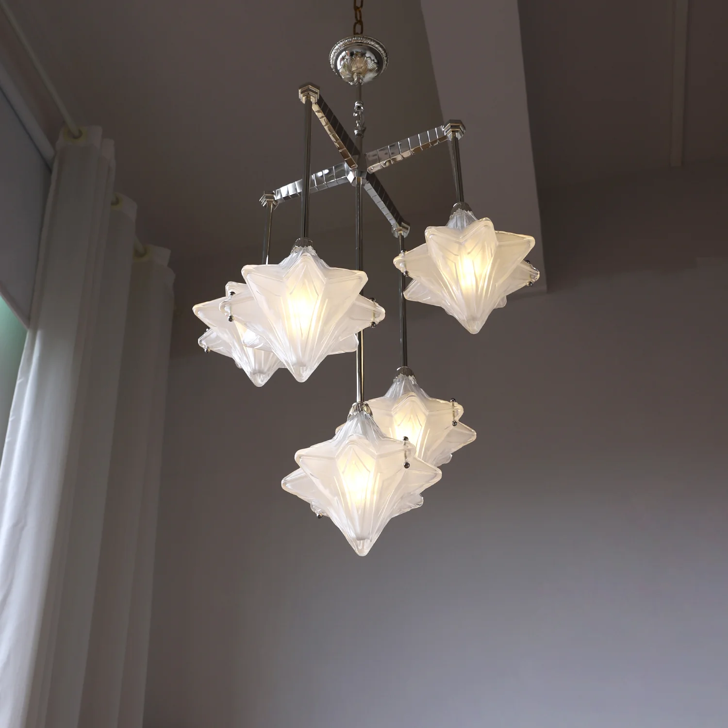 WOMO Multi Star Glass Chandelier-WM3083 - Image 7