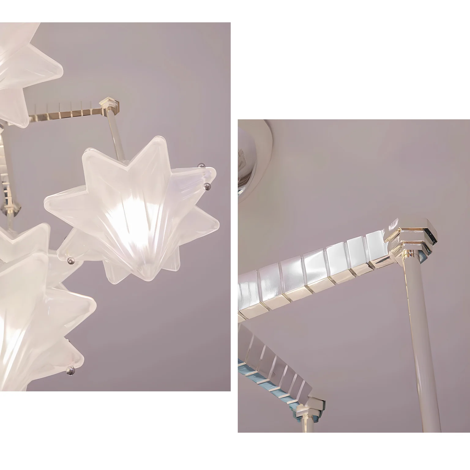 WOMO Multi Star Glass Chandelier-WM3083 - Image 8