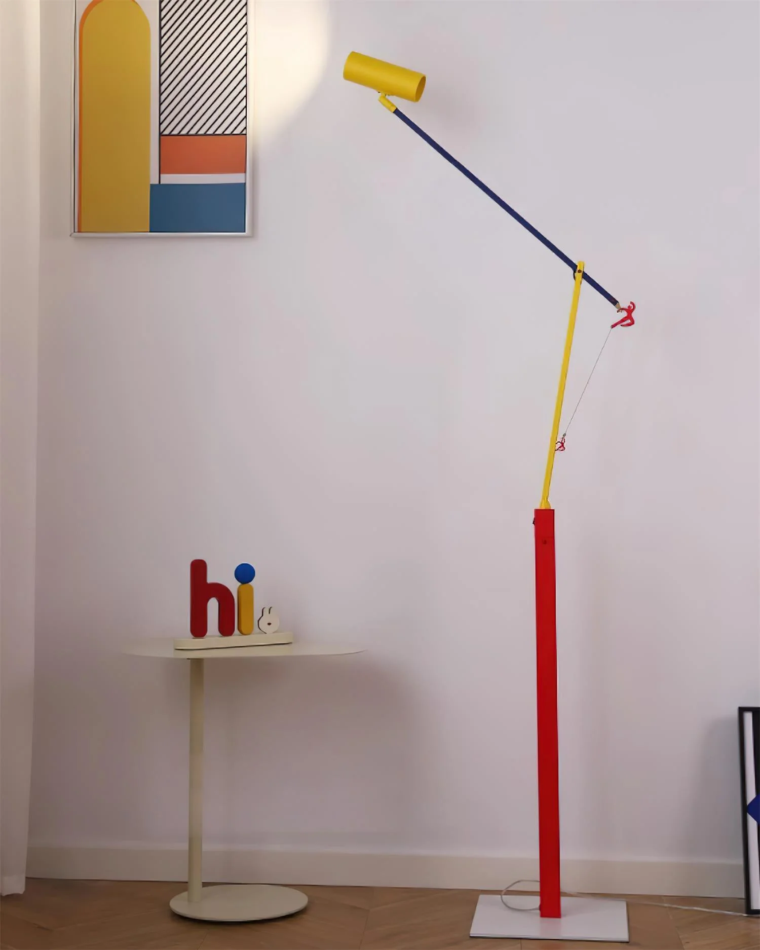 WOMO Multicolour Cantilever Floor Lamp-WM7103 - Image 10