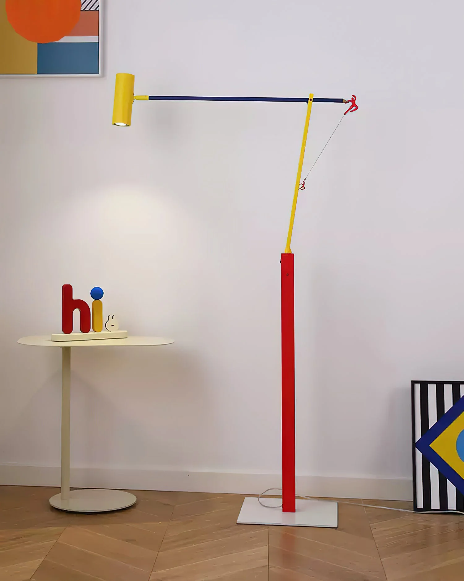 WOMO Multicolour Cantilever Floor Lamp-WM7103 - Image 2