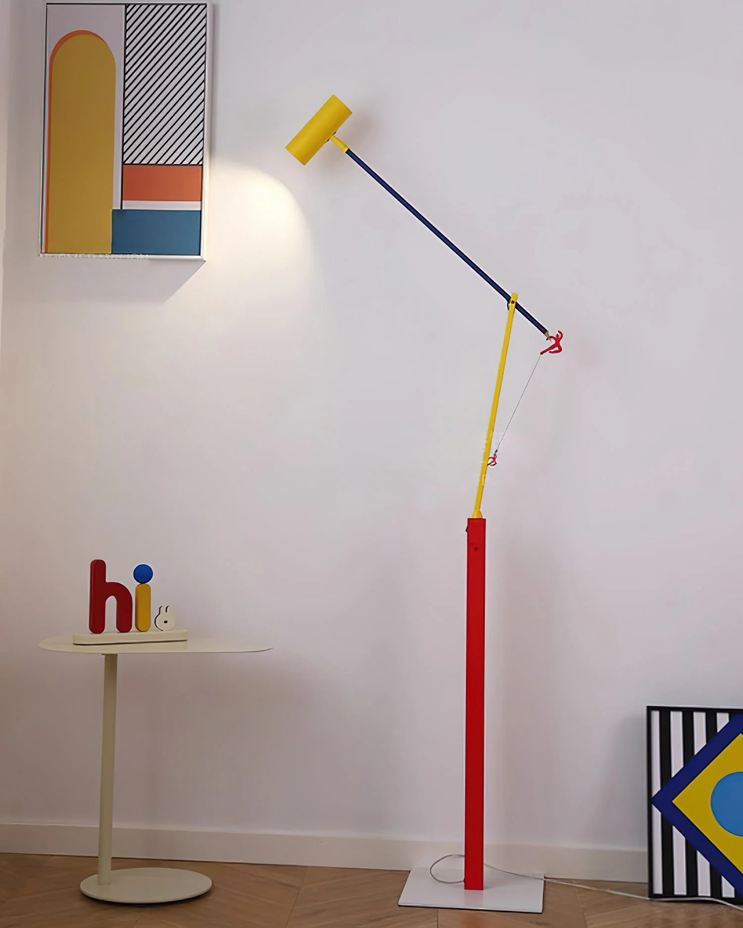 WOMO Multicolour Cantilever Floor Lamp-WM7103 - Image 3