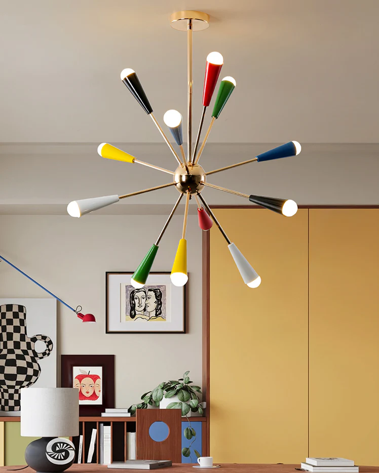 WOMO Multicolour Multi Chandelier-WM2992 - Image 11